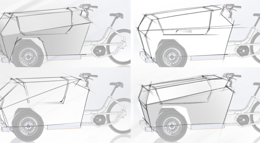 Cargo bike design sales